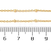 Long-Lasting Plated Brass Cable Chain Necklaces X-NJEW-K112-09G-NF-3