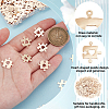 200Pcs Brass Pendants KKC-GO0001-01KCG-5