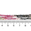 Gradient Color Natural Tourmaline Beads Strands G-F782-B02-01-5