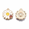 Eco-Friendly Alloy Enamel Pendants ENAM-T011-89-NR-3