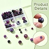 4 Styles Natural Striped Agate/Banded Agate Beads Strands G-YW0001-85-3
