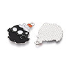 Halloween Theme Alloy and Enamel Pendants ENAM-T021-31A-02P-2