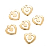 201 Stainless Steel Charms STAS-K217-75G-2