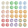  120pcs 8 color Transparent Electroplated Glass Beads GLAA-TA0001-31-10