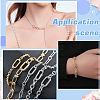 6Pcs 2 Colors Brass Clasps KK-WR0001-79-5