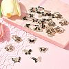 28Pcs 7 Styles Alloy Enamel Pendants FIND-FS0003-21-10