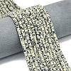 Natural Dalmatian Jasper Beads Strands G-P575-B03-4x2mm-1