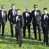 Silk Cloth Artificial Flower Boutonniere AJEW-WH0258-295-7