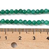 Natural Green Onyx Agate Beads Strands G-C201-B02-3mm-5