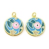 Real 18K Gold Plated Brass Pendants KK-L209-009G-05-1