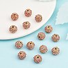 Alloy Rhinestone Beads RB-A034-10mm-A27G-4