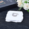 Zinc Alloy Clear Cubic Zirconia Tie Clips AJEW-WH20096-01-6