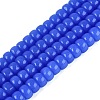 Imitation Jade Glass Beads Strands GLAA-NH0002-A01-B05-1