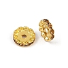 Brass Rhinestone Spacer Beads RB-A014-L12mm-14G-1