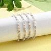 Natural Blue Lace Agate Beads Bracelets for Women BJEW-H623-02S-10-3