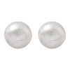 304 Stainless Steel Plastic Imitation Pearl Stud Earrings EJEW-R030-01G-02-4