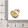 Brass Micro Pave Cubic Zirconia Pendants KK-U055-19G-3