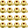 SUNNYCLUE Brass Crimp Beads KK-SC0004-42G-1