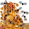 Halloween Bat 12Pcs PVC Adhesive Waterproof Stickers Self-Adhesive Stickers PW-WGB2D6C-01-3