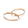 304 Stainless Steel Hoop Earrings EJEW-L232-003C-G-2