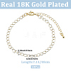 Brass Cable Chain Bracelets for Women BJEW-BM00008-2