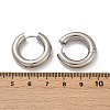 202 Stainless Steel Polishing Hoop Earrings EJEW-M106-02P-04-5