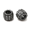 Brass Micro Pave Cubic Zirconia European Beads ZIRC-K003-13EB-2