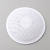 Cotton & Felt Round Fascinator Hat Base for Millinery AJEW-WH0342-56C-1