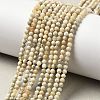 Natural Yellow Opal Beads Strands G-B145-A03-3mm-1