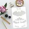 Plastic Drawing Painting Stencils Templates DIY-WH0396-251-3
