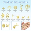 22Pcs 11 Styles Alloy Pendants FIND-FS0003-13-4
