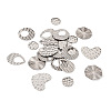 24Pcs 6 Style 304 & 201 Stainless Steel Pendants STAS-TA0004-79-3