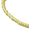 Glass Seed Bead & Natural Natural Agate Beads Bracelets for Women BJEW-MZ00311-03-4