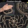 Alloy Rhinestone Mesh Headbands OHAR-WH20005-32G-5