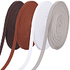 AHADERMAKER 80 Yards 4 Colors Polyester Hollow Ribbon OCOR-GA0001-75A-1