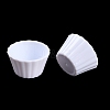 Mini Plastic Simulated Egg Tart Cup DJEW-C005-02B-3