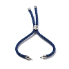 Twisted Nylon Cord Silder Bracelets DIY-B066-03P-10-2