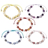 Gemstone Braided Bead Bracelets for Women Girl BJEW-JB11141-1