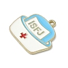 MBTI Theme Alloy Enamel Pendants ENAM-I083-01G-06-2