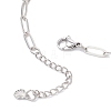 304 Stainless Steel Charm Bracelets BJEW-JB12220-4