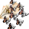 Halloween Butterfly 12Pcs PVC Adhesive Waterproof Stickers Self-Adhesive Stickers PW-WG0AB7C-01-2