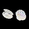 UV Plating Ocean Theme Transparent Resin Cabochons CRES-D306-01B-3