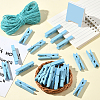 50Pcs DIY Wood Photo Paper Craft Clips AJEW-SP0003-43B-5