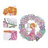 Wreath with Angel DIY Diamond Painting Wall Decoration Kits PW-WGD3FBA-01-1