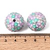 Opaque Acrylic & Resin Rhinestone Beads OACR-G062-02A-2