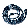 Electroplate Non-magnetic Synthetic Hematite Beads G-T114-60A-04-2