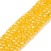 Electroplate Glass Beads Strands EGLA-A044-T2mm-B05-1