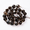 Natural Smoky Quartz Beads Strands G-A030-B23-12mm-A-2