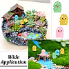 24Pcs 6 Colors Chick Luminous Resin Display Decorations DJEW-TA0001-10-14