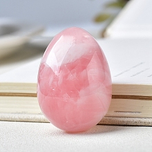 Natural Rose Quartz Carved Healing Egg Figurines PW-WG29511-01